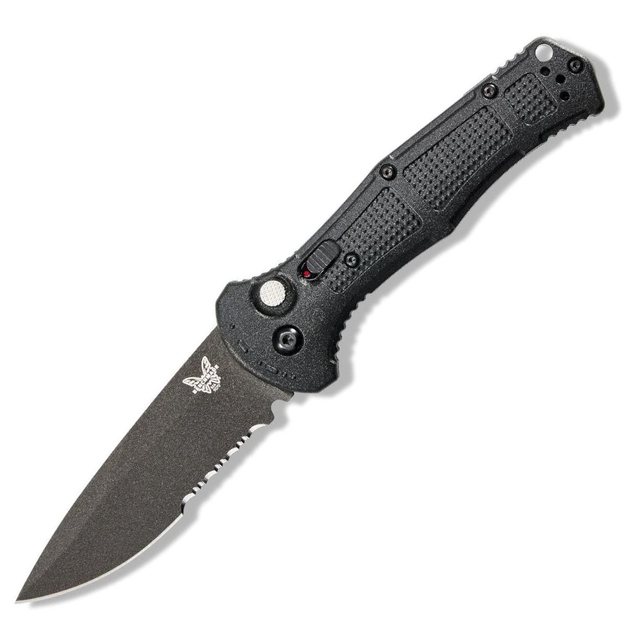 Нож складной карманный замок Button lock Benchmade 9070SBK Claymore Auto, 192 мм - изображение 1