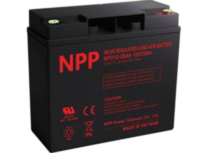 Аккумулятор Npp NPD12-20 12v 20Ач (Черный) АКБ - изображение 1
