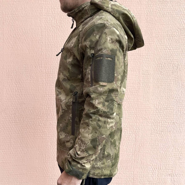 Куртка чоловіча тактична військова військова Мультикам Combat Туреччина Софтшел Soft-Shell ЗСУ (ЗСУ) XXXL 80721 TK_3274 DM-3t - зображення 2