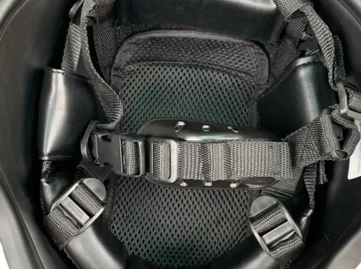 Шлем-каска с ушной защитой чорна стандарта NATO NIJ IIIA (1 клас ДСТУ 8835:2019) - изображение 2