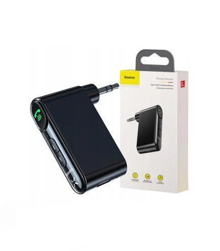 Bluetooth-адаптер блютуз-ресивер Baseus Qiyin AUX Car Bluetooth Reciver Black - изображение 2