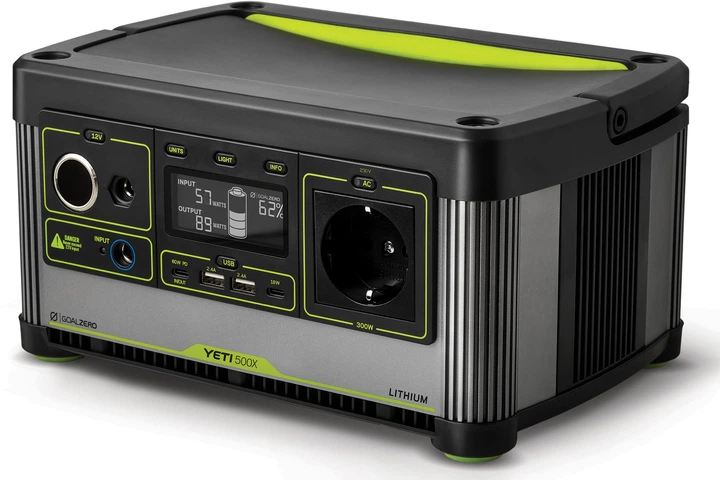 Зарядна станція Goal Zero Yeti 500X / 500 Вт / 505 Вт⋅год / Li-ion NMC (YETI 500X 36110) - зображення 2