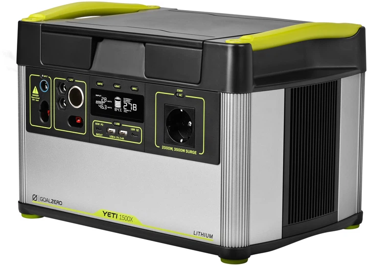 Зарядна станція Goal Zero Yeti 1500X / 2000 Вт / 1516 Вт⋅год / Li-ion (847974007556) - зображення 2