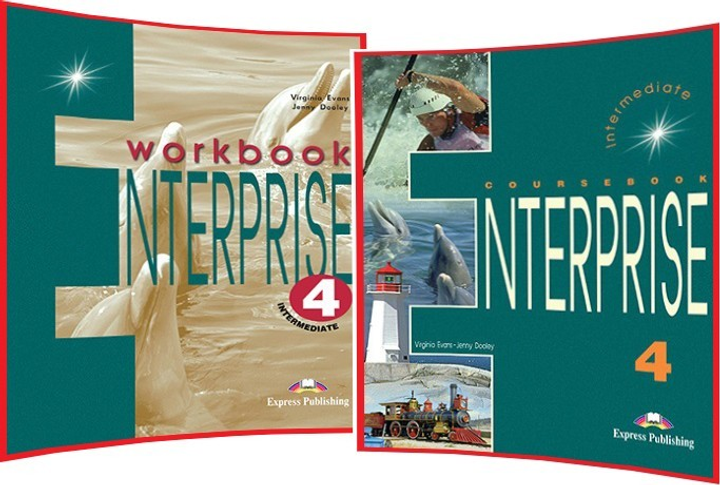 Enterprise. Coursebook+Workbook. 4 Intermediate. Express.