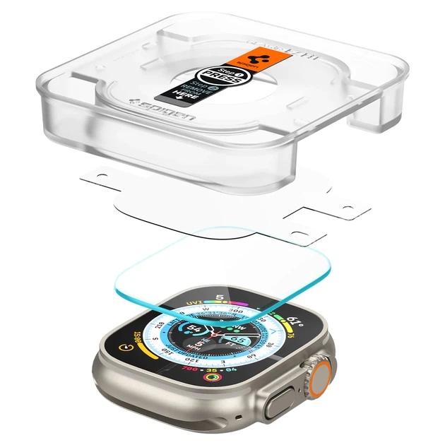 Захисне скло Spigen Glas.tR EZ Fit 2-Pack до Apple Watch Ultra 1/2/3 49mm (AGL05556) - зображення 5