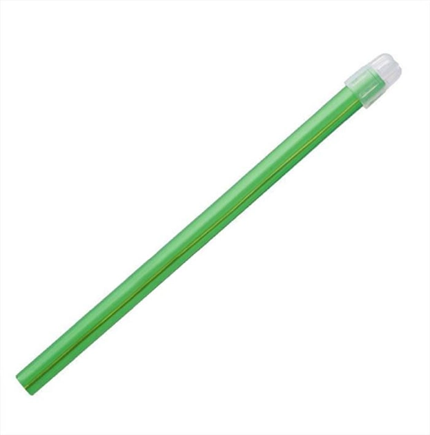 Слиновідсмоктувачі одноразові зі знімним ковпачком 145х8 мм (100 шт/уп) Зелені - зображення 1