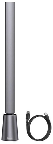Biurkowa lampka z akumulatorem Baseus 3.8W 3000-6000K USB 5V Grey (DGZG-0G) - obraz 5