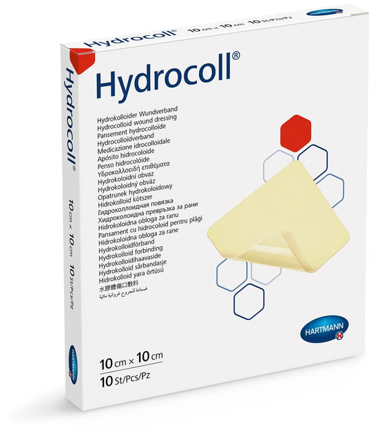 Пов’язка гідроколоїдна Hydrocoll 10см х 10см 1шт (9009381-1/9009381) - зображення 1