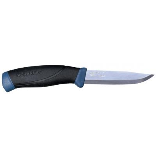 Ніж із чохлом Morakniv Companion Navy Blue, stainless steel 13164 Sandvik 12C27, 219 мм, Black-Blue - зображення 1