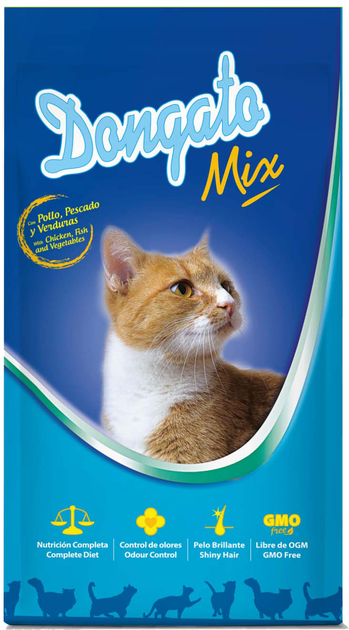 Корм для котов полнорационный Dibaq Diproteg DONGATO MIX для всех видов ...