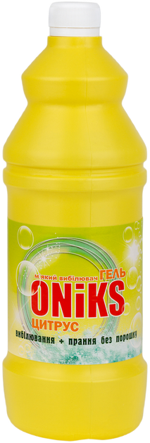 Гель-відбілювач Оniks Цитрус 0.95 л x 12 штук (4820026890678-12) - Фото 2 Гель-відбілювач Оniks Цитрус 0.95 л x 12 штук (4820026890678-12) - изображение 2