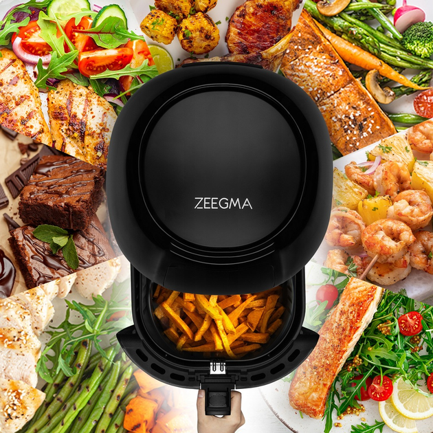 Аэрогриль Аэрофритюрница Zeegma Knapper GRAND Black - зображення 11