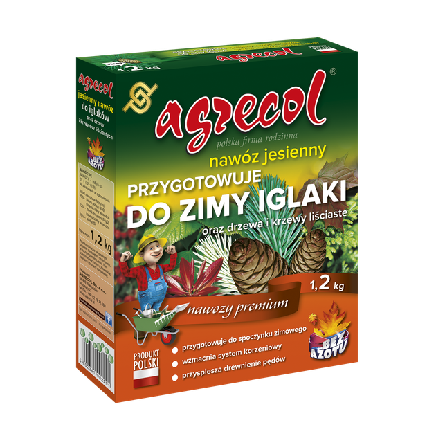 Осеннее удобрение для хвои Agrecol 1,2 кг - изображение 2