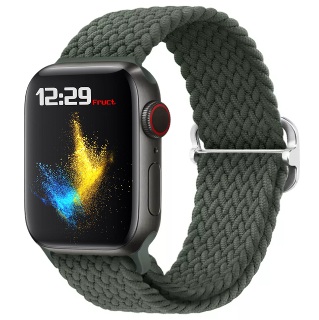 Нейлоновый ремешок Fruct Nylon Buckles Band для Apple Watch 42/44/45/46/49 mm Green - Фото 1 Нейлоновый ремешок Fruct Nylon Buckles Band для Apple Watch 42/44/45/46/49 mm Green - изображение 1
