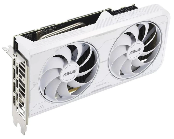 Відеокарта GeForce RTX 3060 Ti 8GB GDDR6X Dual OC White Asus (DUAL