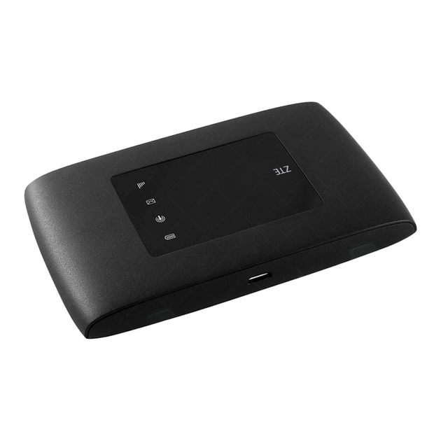 Портативный 4G/LTE Wi-Fi роутер ZTE MF920U Black (LTE Cat. 4 - скорость до 150 Мбит/с) - изображение 3