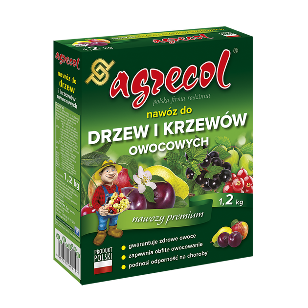 Добриво для плодових дерев та кущів Agrecol 1,2 кг - зображення 2
