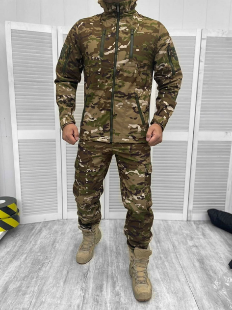 Костюм Multicam (зима) Soft Shell тактический XL - изображение 1