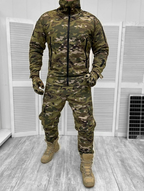 Тактичний Soft Shell костюм (зима) Multicam Elite M - зображення 1