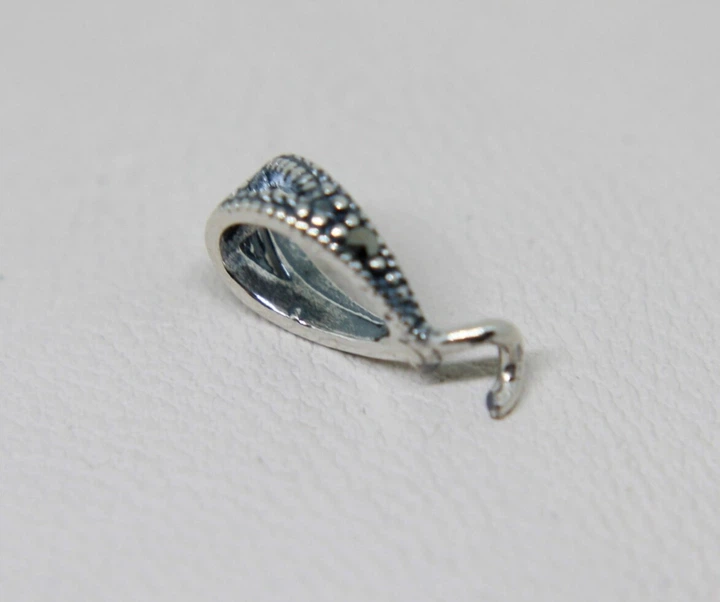 Ушко для кулона серебряное 13,3х4 mm 0,53 г - изображение 3