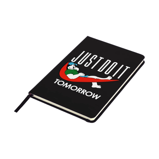 Блокнот А5 JUSTDOIT tomorrow (Просто сделай это завтра) Черный (92288-2007-BK) - изображение 5