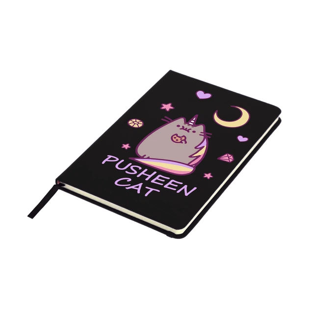 Блокнот А5 Кіт Пушин (Pusheen Cat) Чорний (92288-3349-BK) - Фото 5 Блокнот А5 Кіт Пушин (Pusheen Cat) Чорний (92288-3349-BK) - зображення 5