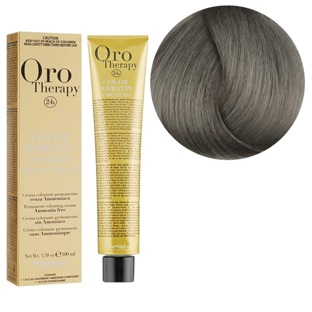 Крем-краска для волос 8.1 Keratin Oro Puro Fanola 100 мл - Фото 1 Крем-краска для волос 8.1 Keratin Oro Puro Fanola 100 мл - изображение 1