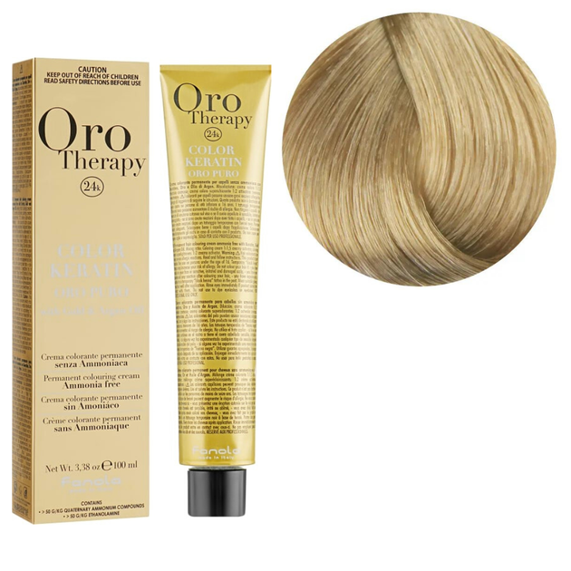 10.00 Крем-фарба Keratin Oro Puro Fanola 100 мл - Фото 1 10.00 Крем-фарба Keratin Oro Puro Fanola 100 мл - зображення 1