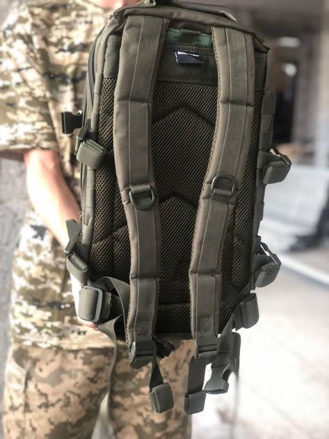 Тактичний армійський рюкзак MIL-TEC ASSAULT® SMALL 20 л. Olive, ОРІГІНАЛ, MIL-TEC олива - зображення 2