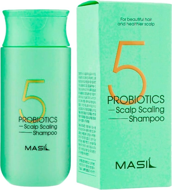 Акція на Глибокоочисний шампунь Masil 5 Probiotics Scalp Scaling Shampoo з пробіотиками 150 мл від Rozetka
