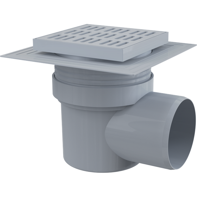 Трап для душа ALCAPLAST 150x150мм серый APV10 - Фото 1 Трап для душа ALCAPLAST 150x150мм серый APV10 - изображение 1