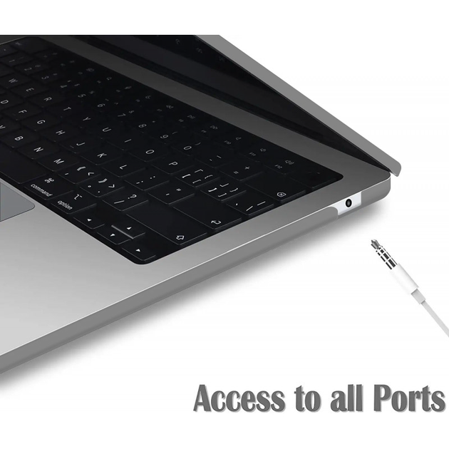 Чохол-накладка Fruct AirM2/M3 для MacBook Air 13.6 M2 2022 / M3 2024 / M4 2025 Матовий Grey - зображення 4