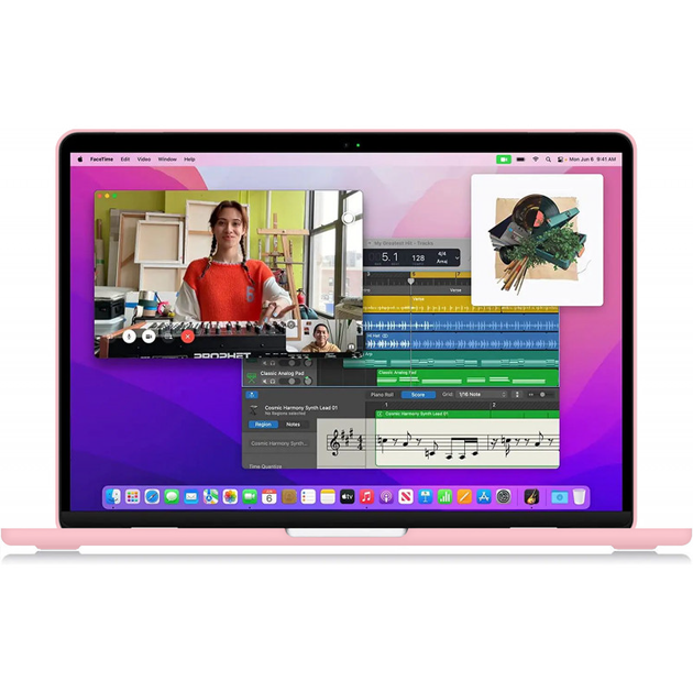 Чехол-накладка Fruct AirM2/M3 для MacBook Air 13.6 M2 2022 / M3 2024 / M4 2025 Матовый Pink - Фото 3 Чехол-накладка Fruct AirM2/M3 для MacBook Air 13.6 M2 2022 / M3 2024 / M4 2025 Матовый Pink - изображение 3