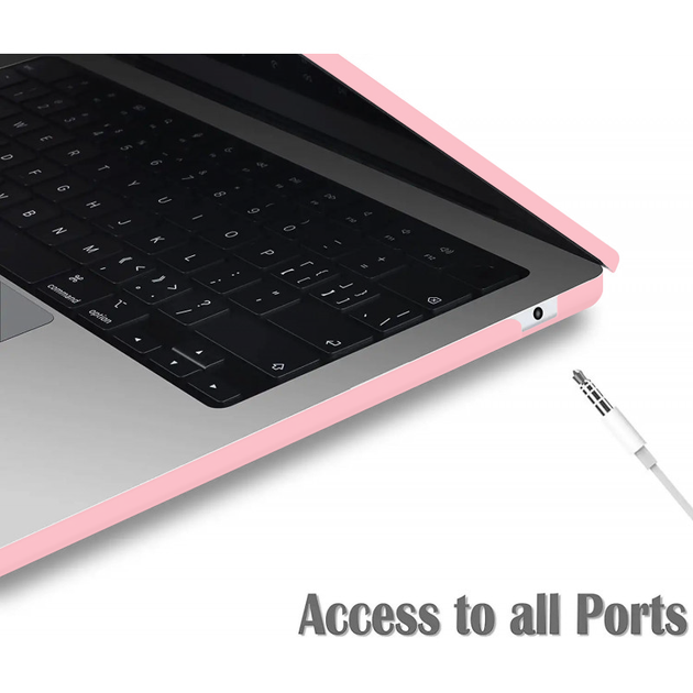 Чехол-накладка Fruct AirM2/M3 для MacBook Air 13.6 M2 2022 / M3 2024 / M4 2025 Матовый Pink - Фото 4 Чехол-накладка Fruct AirM2/M3 для MacBook Air 13.6 M2 2022 / M3 2024 / M4 2025 Матовый Pink - изображение 4