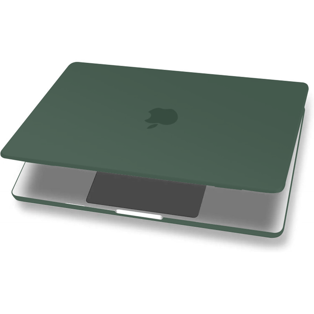 Чехол-накладка Fruct AirM2/M3 для MacBook Air 13.6 M2 2022 / M3 2024 / M4 2025 Матовый Cyprus Green - изображение 5