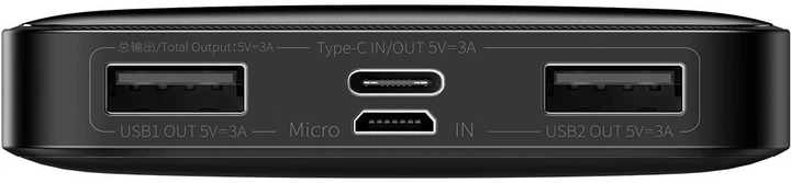 УМБ Baseus Bipow Overseas 10000 мАг 15 Вт Black (PPBD050001) - зображення 4