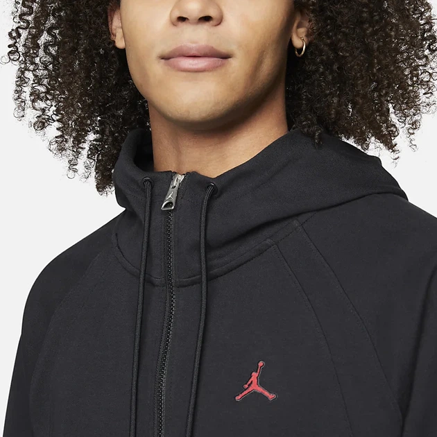 Куртка чоловіча Jordan Ess Warmup Jacket (DJ0886-010) M Чорний - Фото 6 Куртка чоловіча Jordan Ess Warmup Jacket (DJ0886-010) M Чорний - зображення 6