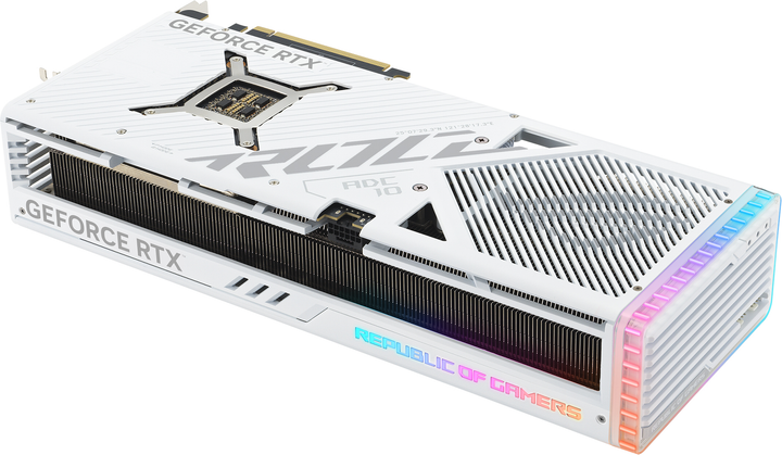 Видеокарта ASUS PCI-Ex GeForce RTX 4090 ROG Strix White OC Edition 24GB GDDR6X (384bit) (2640/21000) (2 x HDMI, 3 x DisplayPort) (ROG-STRIX-RTX4090-O24G-WHITE) - изображение 6