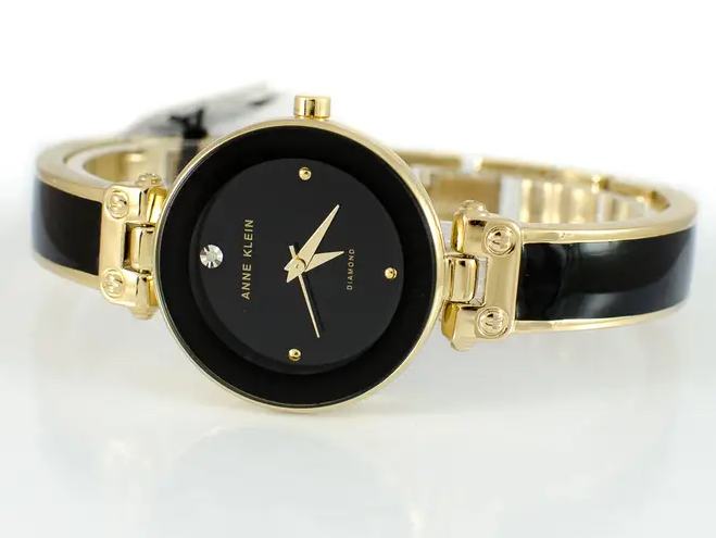 Вишуканий Жіночий годинник Anne Klein AK/1980BKGB Золото\Чорний - Фото 4 Вишуканий Жіночий годинник Anne Klein AK/1980BKGB Золото\Чорний - зображення 4