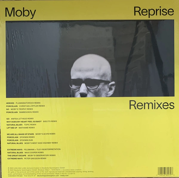 Виниловая пластинка Moby – Reprise Remixes (2LP) (Limited Edition) Clear Vinyl - изображение 3