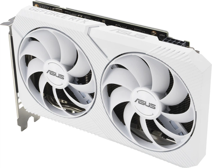 ASUS Dual GeForce RTX 3060 ホワイト 8GB Видеокарта Asus PCI-Ex GeForce RTX 3060 Dual White 8GB GDDR6