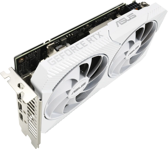 Видеокарта Asus PCI-Ex GeForce RTX 3060 Dual White OC Edition 8GB