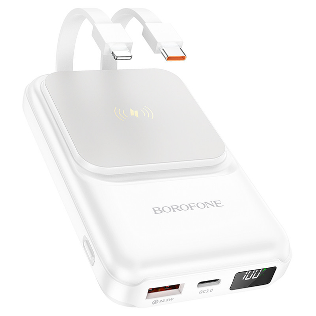 Павербанк повербанк BOROFONE BJ26 10000mAh с беспроводной зарядкой ...