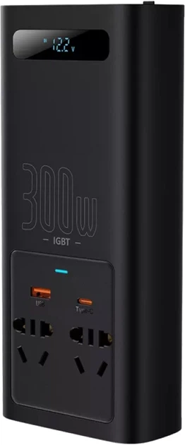 Автомобільний інвертор Baseus IGBT Power Inverter 300 Вт (CGNB010101) - зображення 3