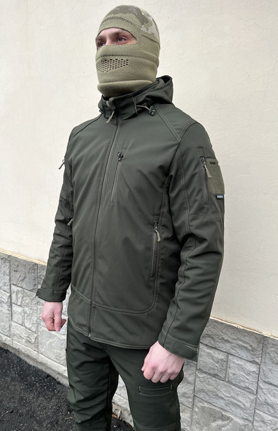 Куртка Тактична Tactical Softshell (Олива) Combat M(46) 1110092 - зображення 1