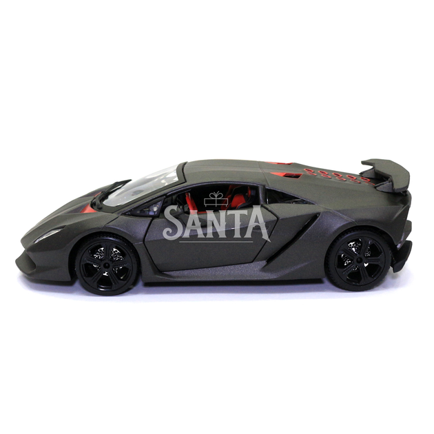 Машинка металлическая Lamborghini Sesto Elemento «Bburago» Ламборгини серый металлик 9*19*4 см (18-21061) - Фото 3 Машинка металлическая Lamborghini Sesto Elemento «Bburago» Ламборгини серый металлик 9*19*4 см (18-21061) - изображение 3