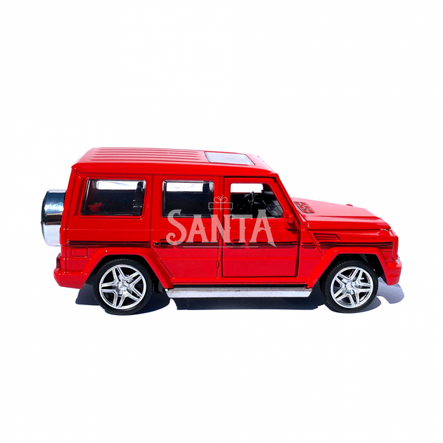 Игрушка машина модель Мерседес Бенц (Mercedes-Benz).Железные игрушечные машинки Гелендваген (Гелик) от АвтоЕксперт красный (LF-16127) - изображение 7