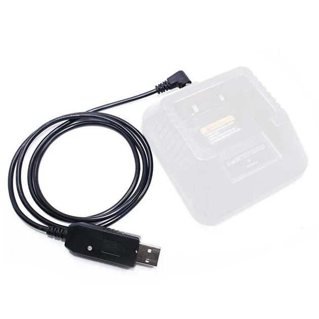 USB кабель з тригером для зарядки рацій Baofeng UV-10R / UV-5R / UV-82 Output 9V/1A 5.5mm - Фото 2 USB кабель з тригером для зарядки рацій Baofeng UV-10R / UV-5R / UV-82 Output 9V/1A 5.5mm - зображення 2