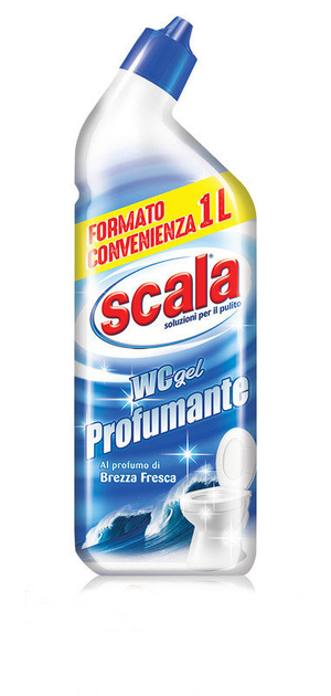 Гель для уборки туалета с ароматом свежего бриза 1000 мл SCALA WC gel ...