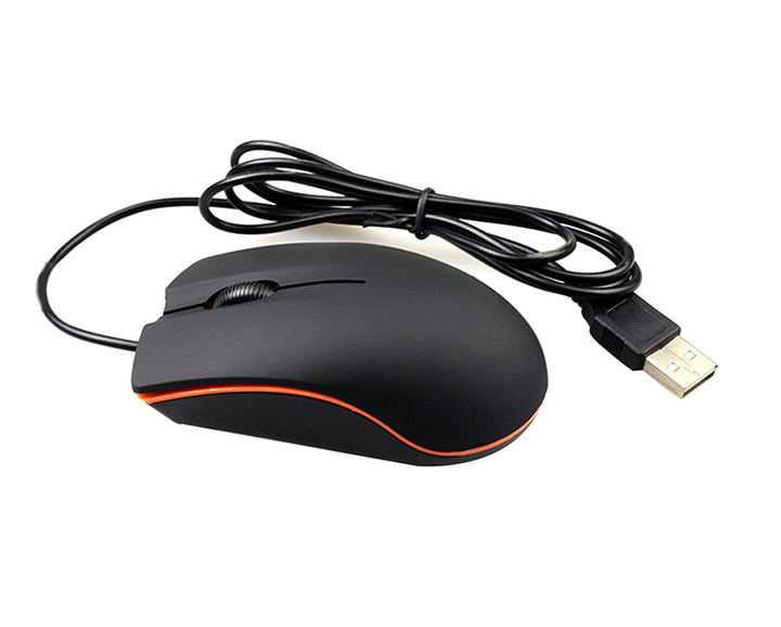 Провідна оптична мишка UKC 3D Otical Mouse Black - изображение 3